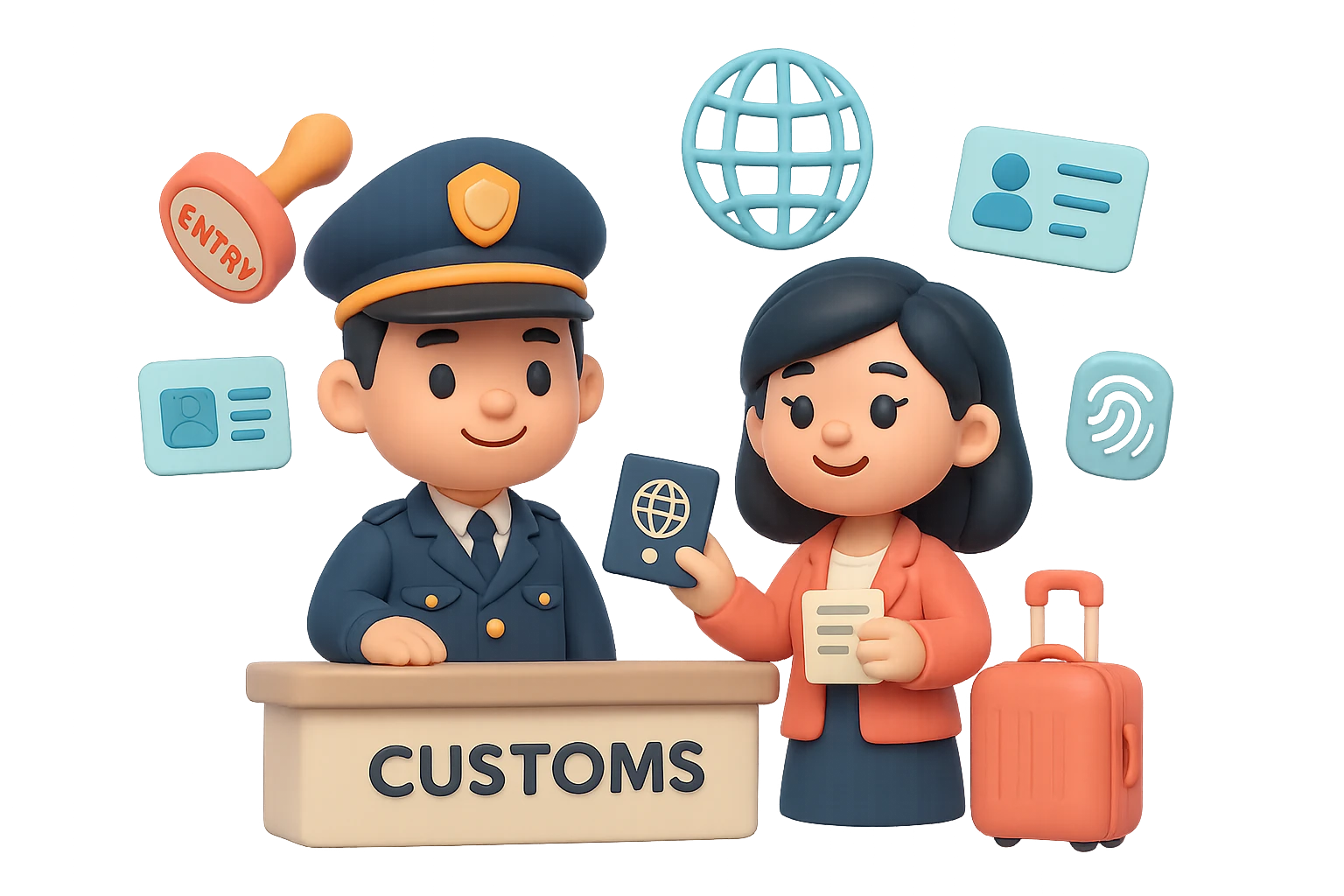 Customs and immigration English practice